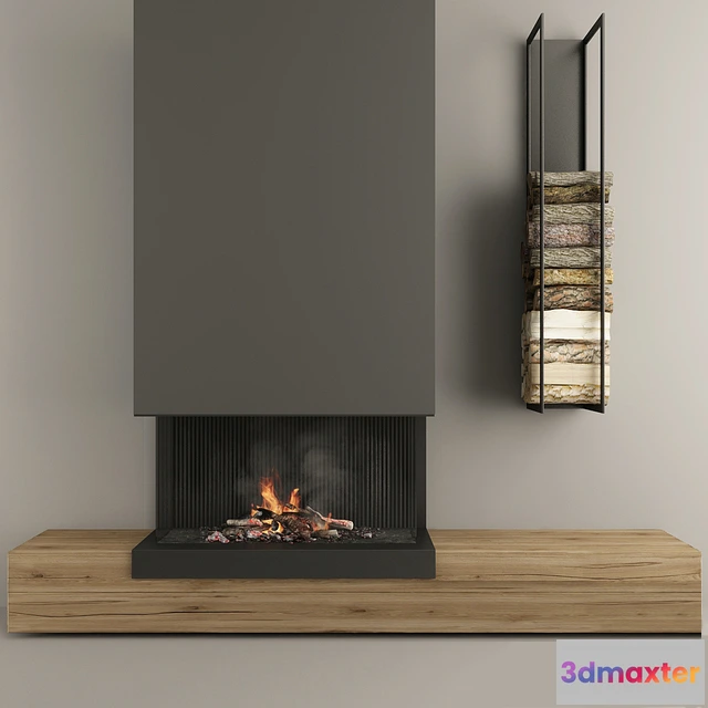 1665926 - other-models - Fireplace and firewood 3 3D Max
