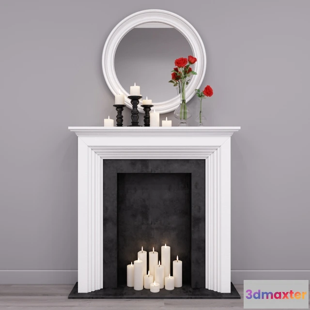 1665930 - other-models - Decorative fireplace 3 3D Max