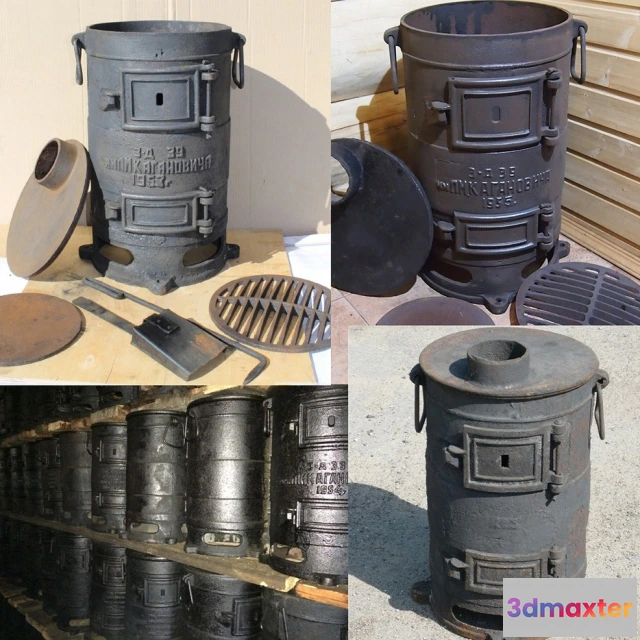 1665948 - other-models - Barge Kaganovich Stove 3D Max