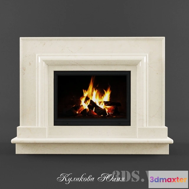 1665962 - other-models - Modern fireplace 3D Max