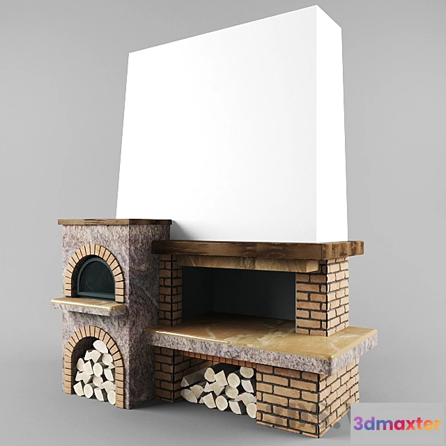 1666002 - other-models - Fireplace Piazzetta Sestriere 3D Max