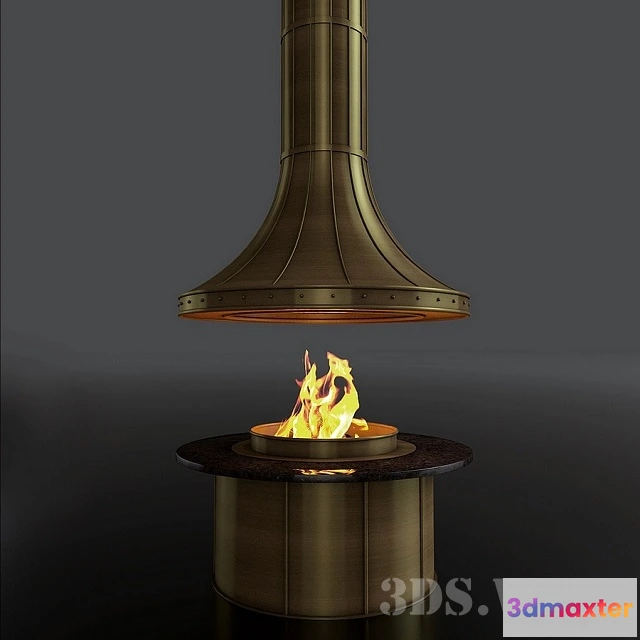 1666006 - other-models - Island fireplace 3D Max