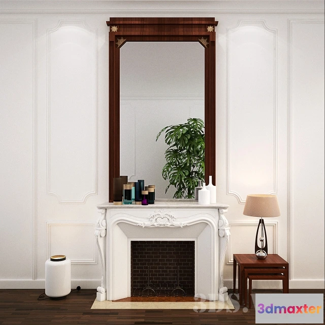 1666008 - other-models - Classic fireplace 3D Max