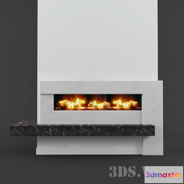 1666016 - other-models - Modern electric fireplace 3D Max