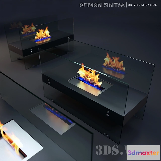 1666020 - other-models - Bio fireplace 3D Max