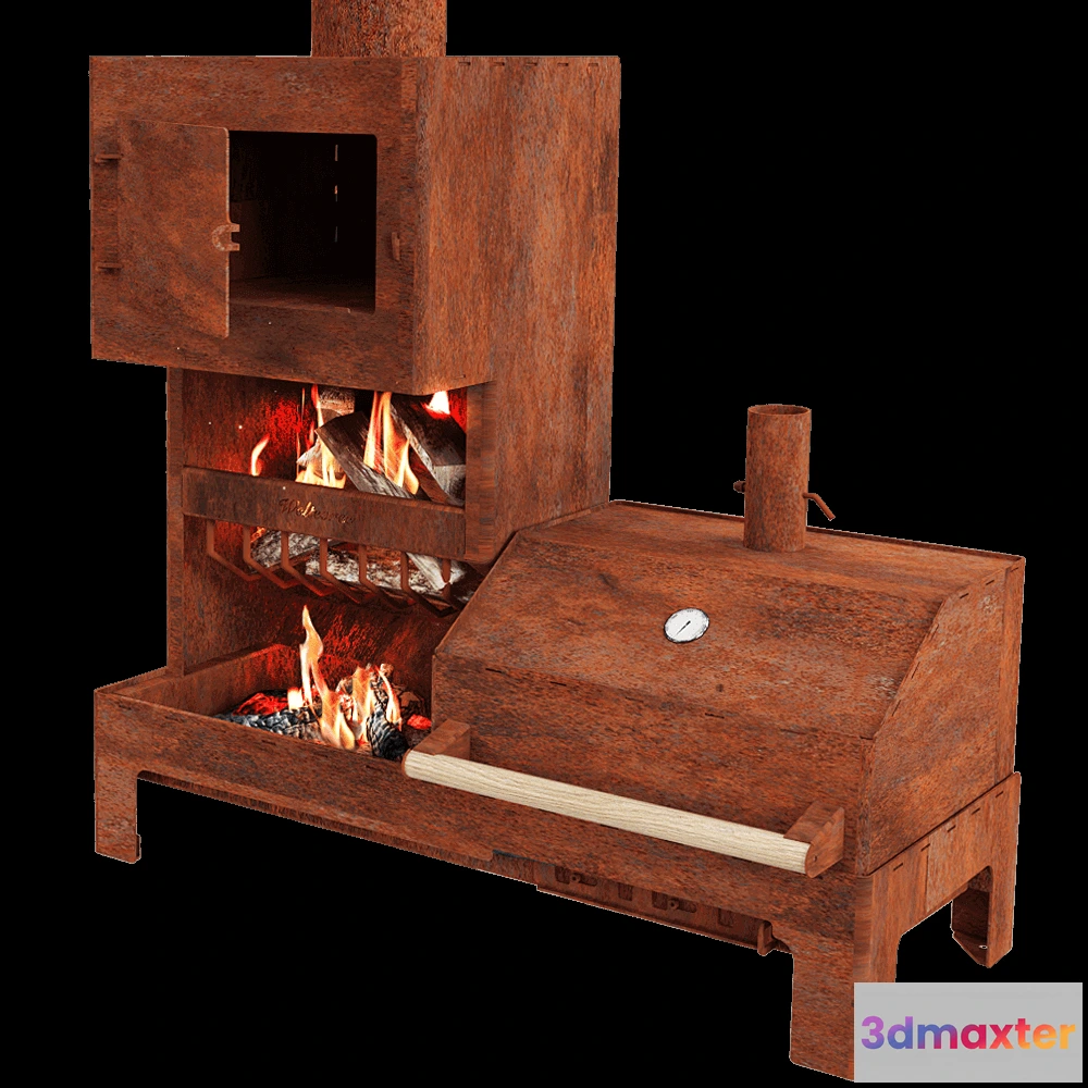 1666026 - Weltevree - Stove Outdooroven XL 3D Max