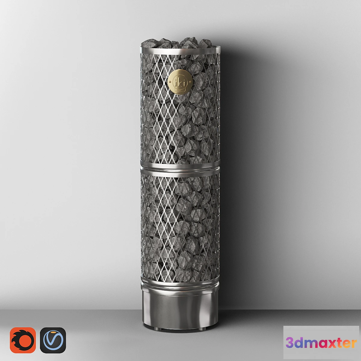 570408 - Oven for sauna IKI Pillar 9 kW