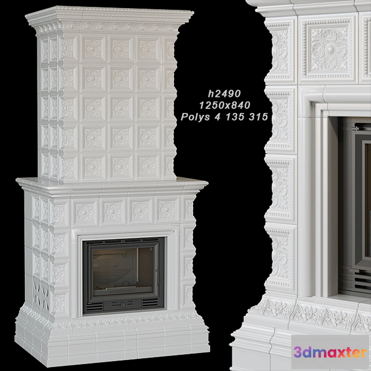 570536 - Tile fireplace 02