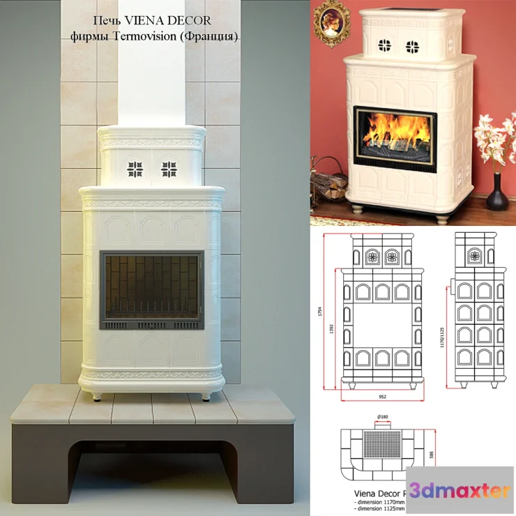 626963 - Oven VIENA DECOR Manufacturer Termovision (France)