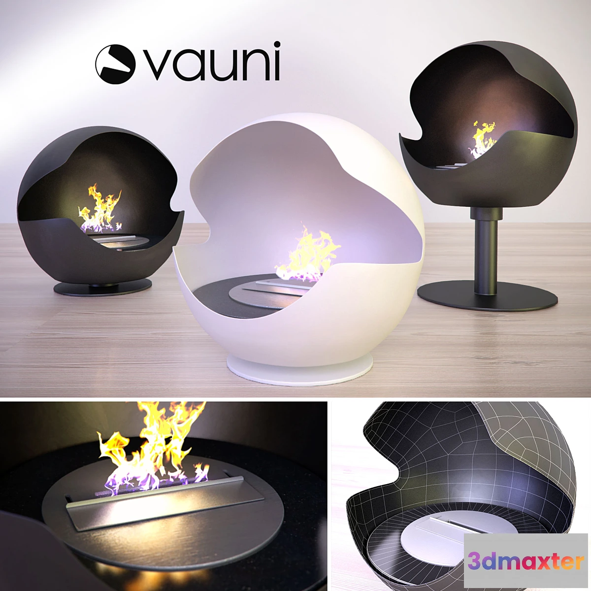 633877 - Vauni Globe - Bio Fireplace