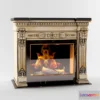 633889 - Fireplace in classic style