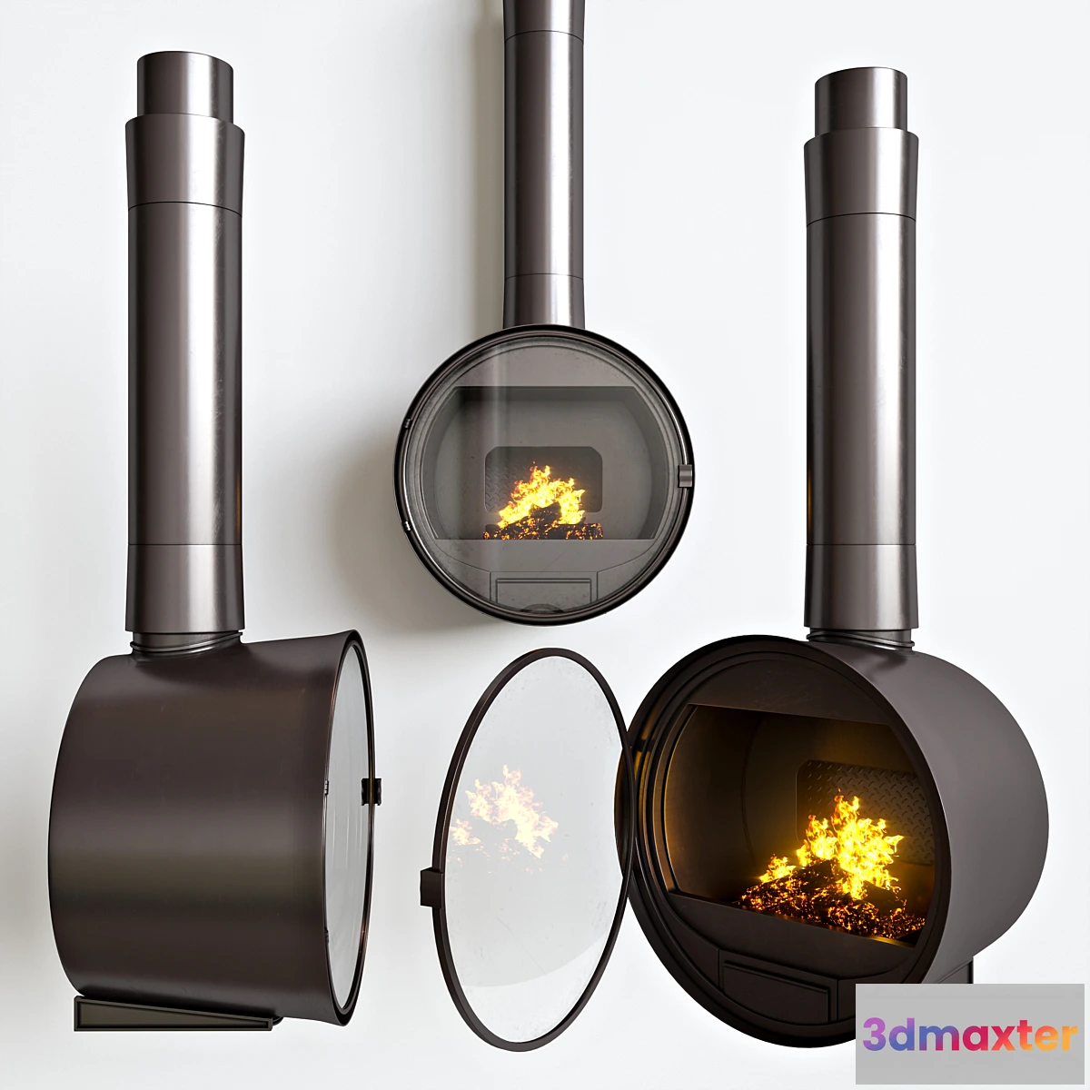 657183 - Steel fireplace Rocal