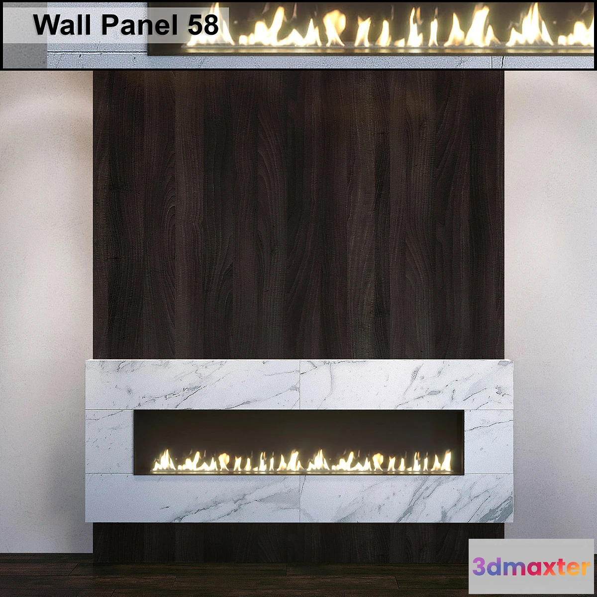 659971 - Wall Panel 58. Fireplace