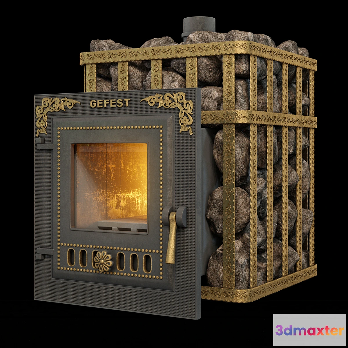 668995 - Cast Iron Stove Hephaestus