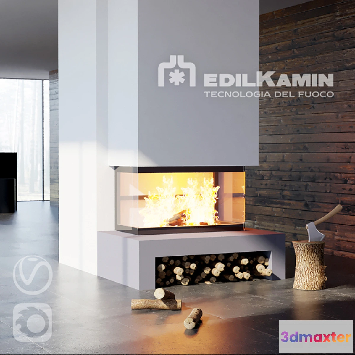 669043 - EdilKamin Side 3N (vray + corona)