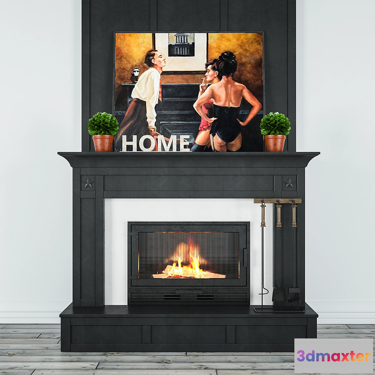 673833 - Fireplace classic