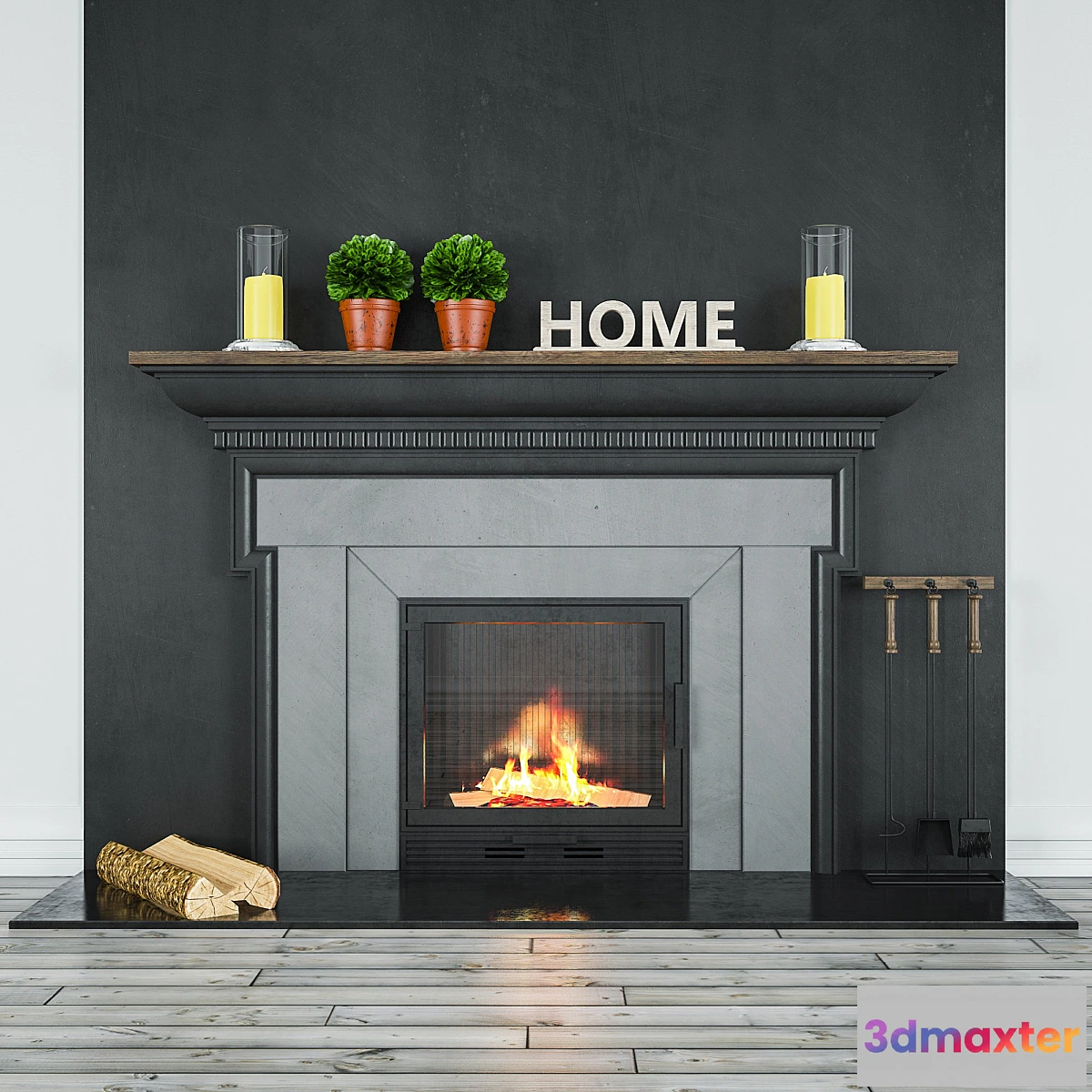 673835 - Fireplace classic - No.2