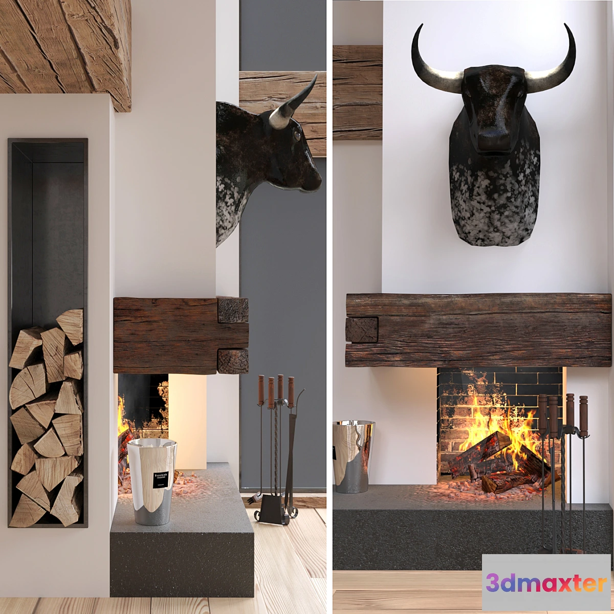 738731 - Corner fireplace - No.5