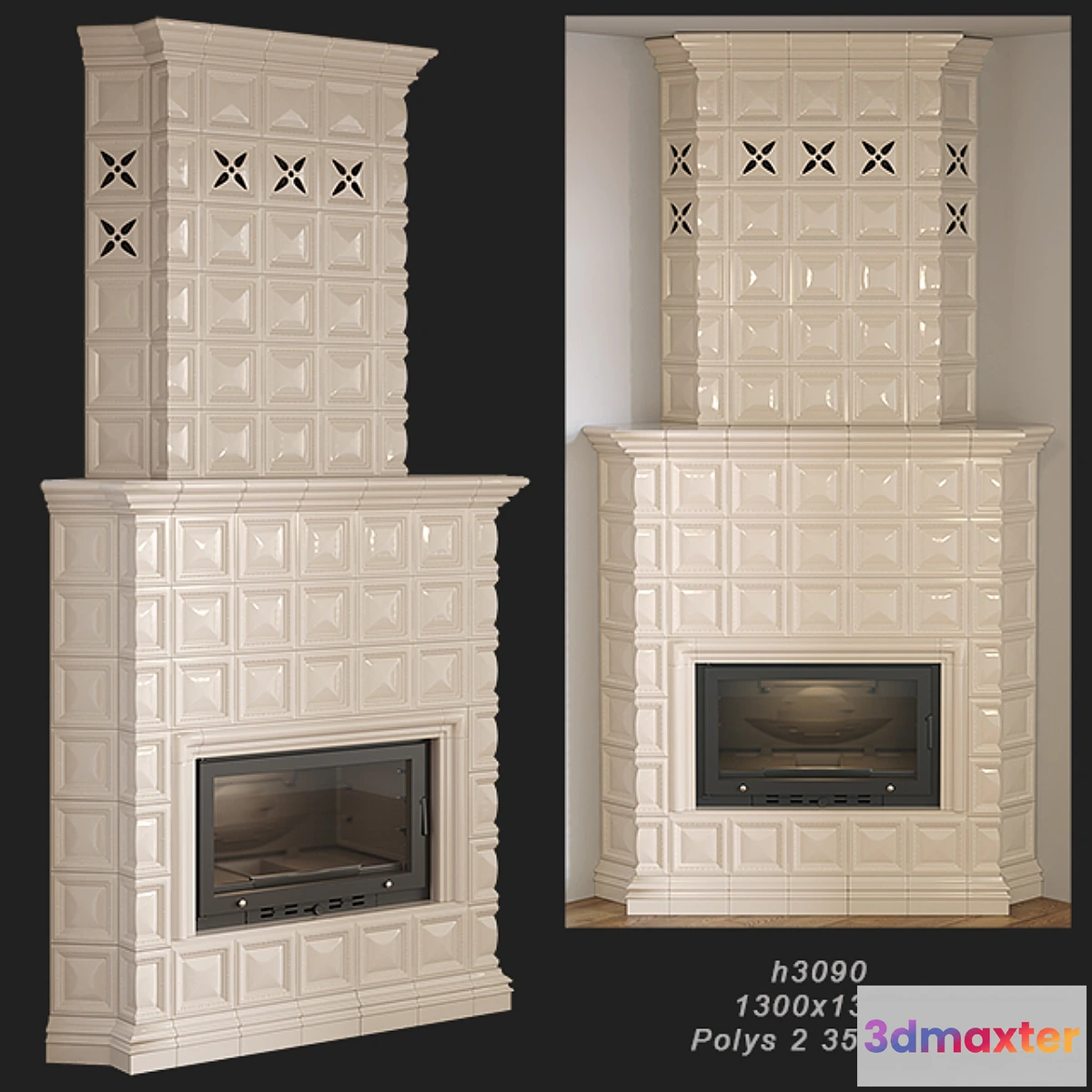 738811 - Tiled fireplace 03 - No.2