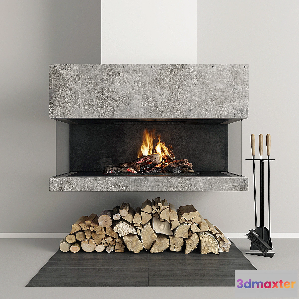 753757 - Fireplace modern 33