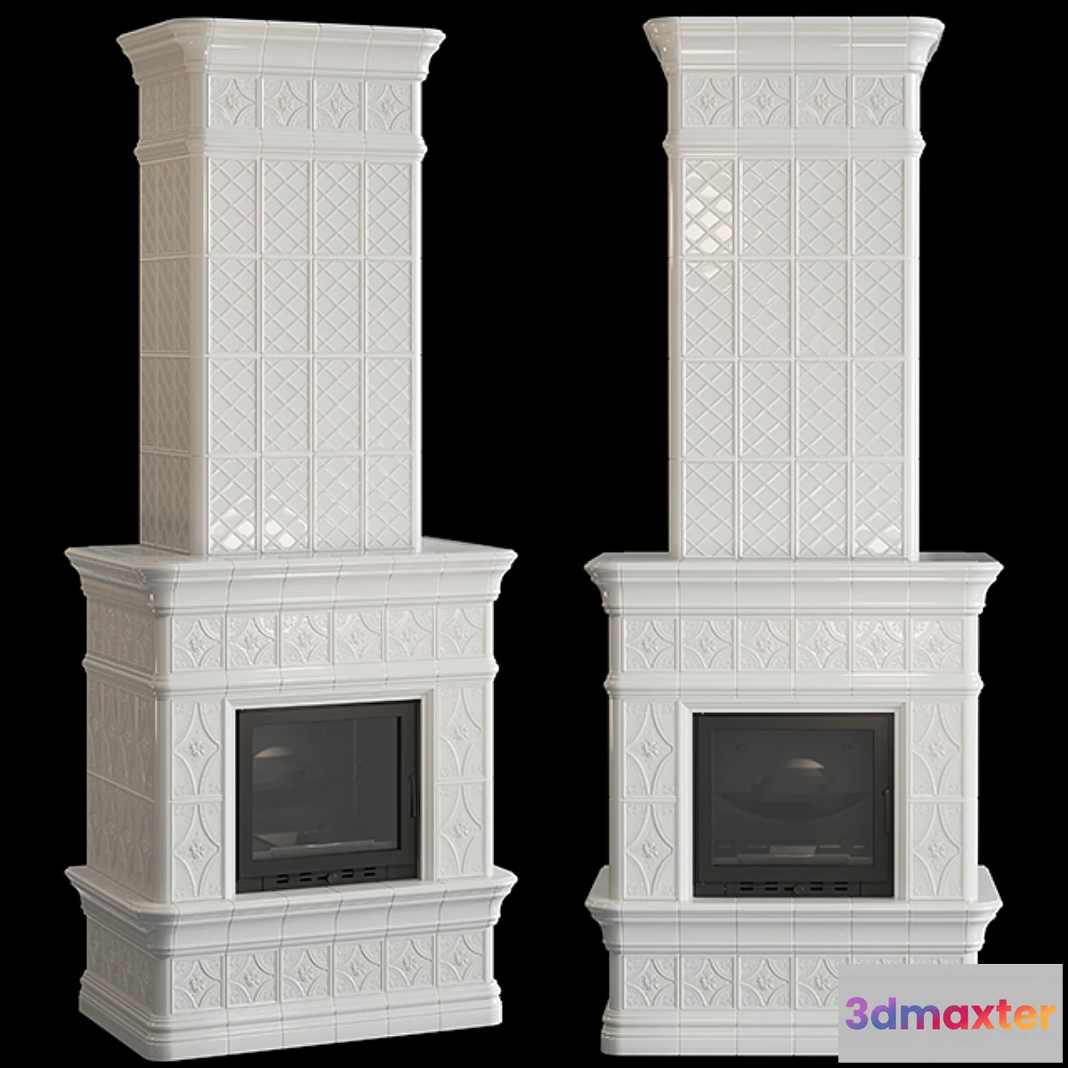 753917 - Stove - fireplace with tiles