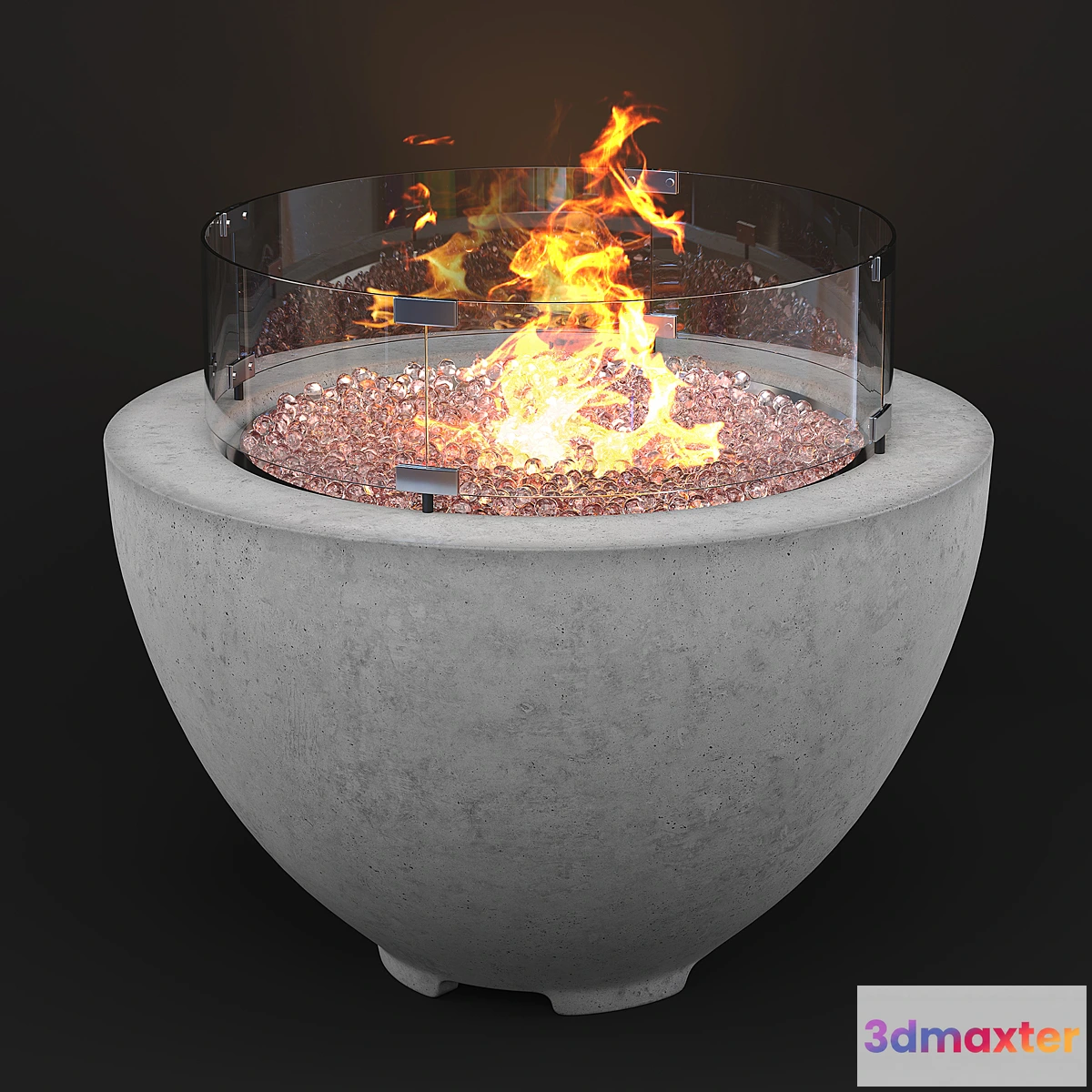 753965 - Wyfair - Cove Concrete Propane Natural Gas Fire Pit - No.3