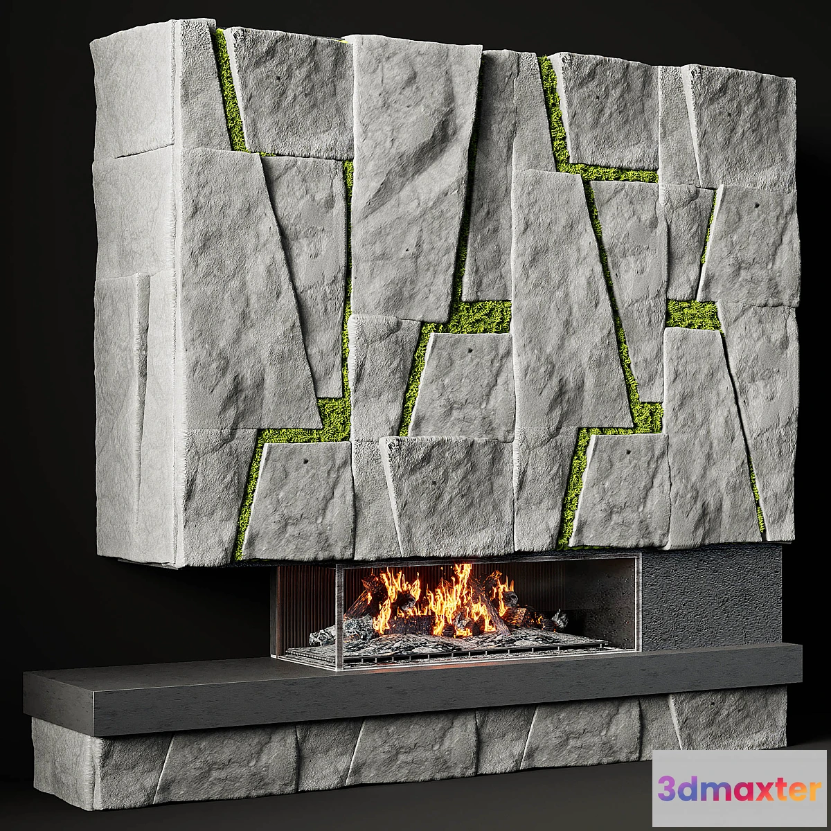 753967 - Fireplace modern 43