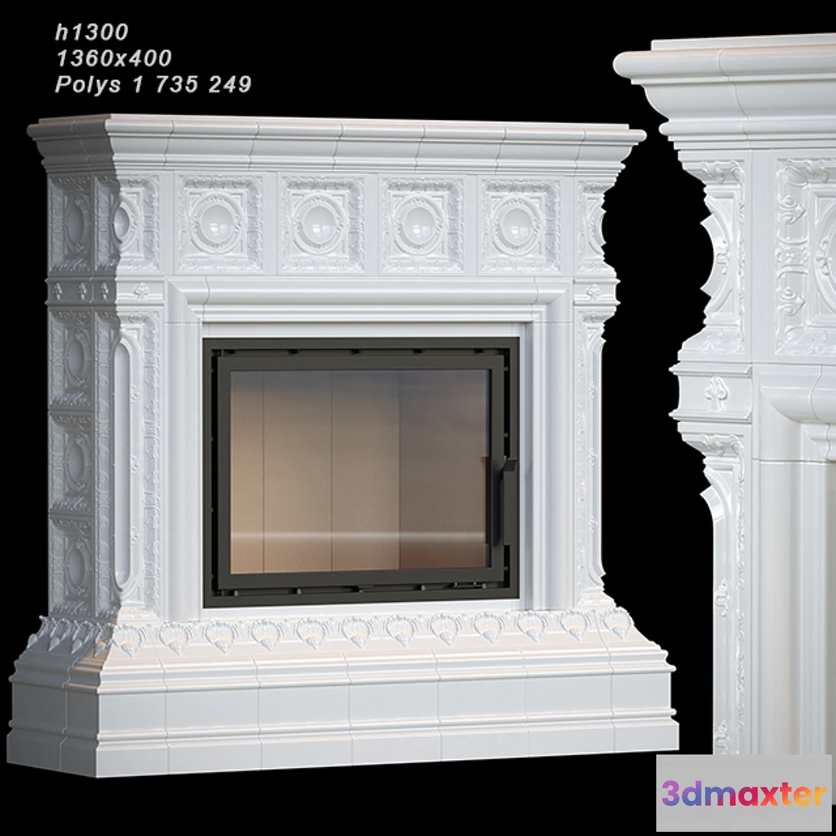 754023 - Tiled fireplace 04