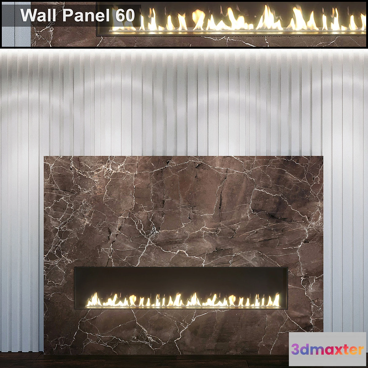 754037 - Wall Panel 60. Fireplace - No.3