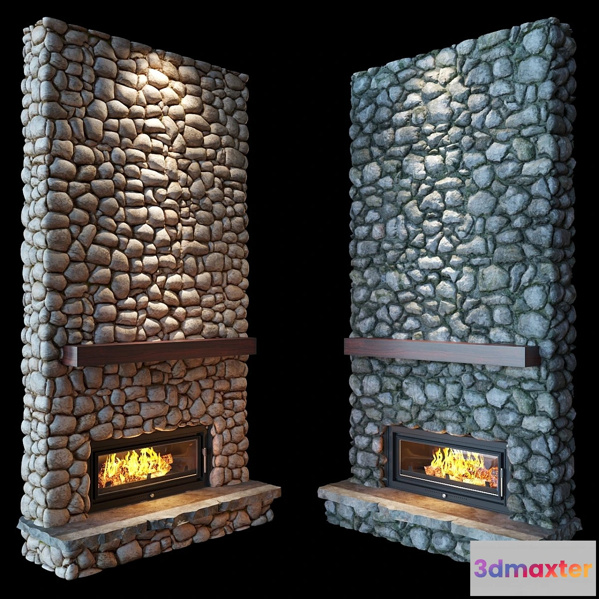 792866 - Fireplace (stone) - No.2