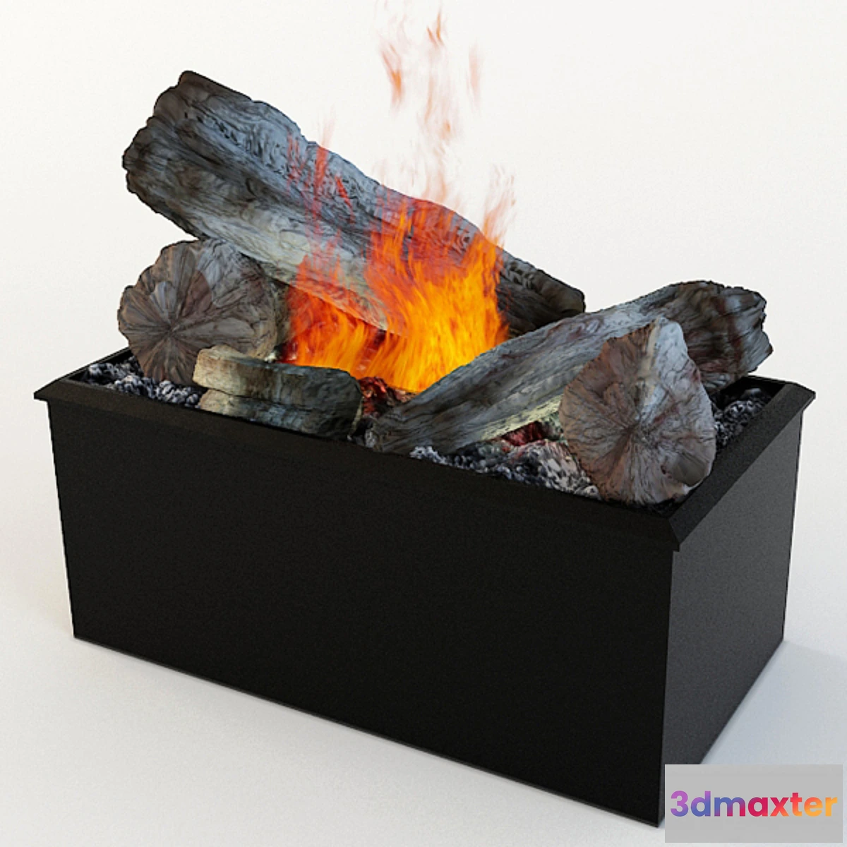 804238 - Fireplace with steam