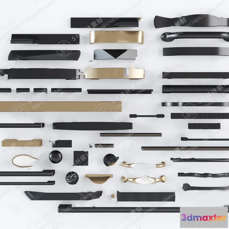 1131056 - Door Handle - 3D Models - 0244