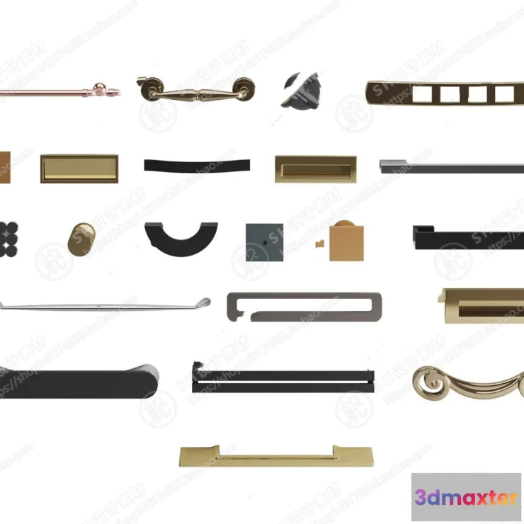 1131060 - Door Handle - 3D Models - 0246