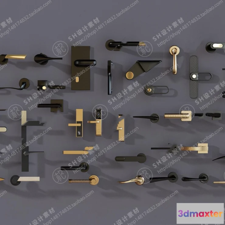 1131062 - Door Handle - 3D Models - 0247