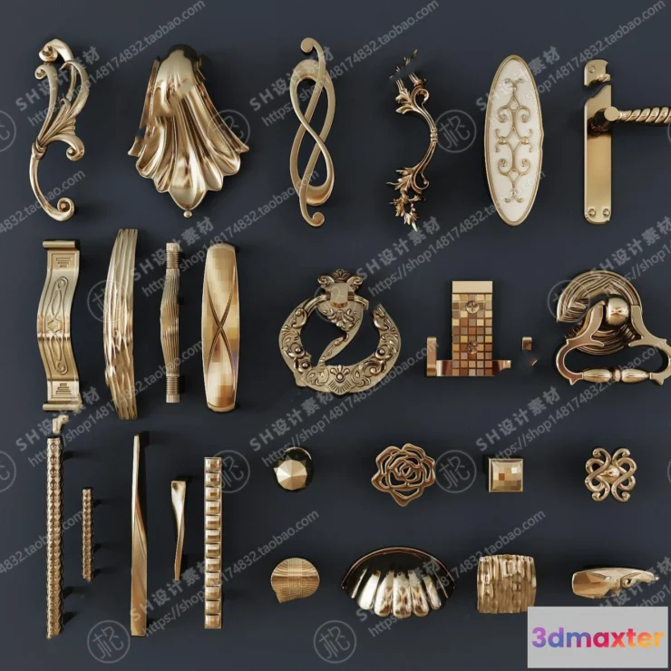 1131066 - Door Handle - 3D Models - 0249