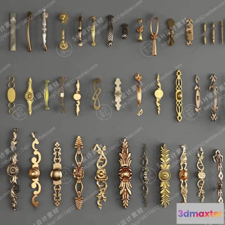 1131068 - Door Handle - 3D Models - 0250