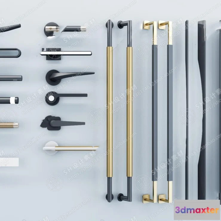 1131076 - Door Handle - 3D Models - 0254