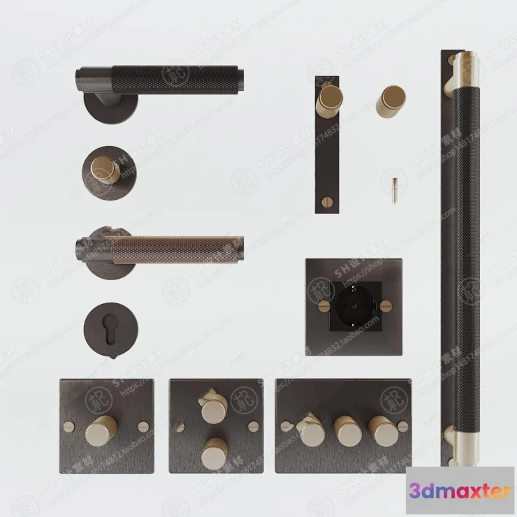 1131078 - Door Handle - 3D Models - 0255