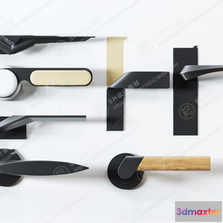 1131082 - Door Handle - 3D Models - 0257