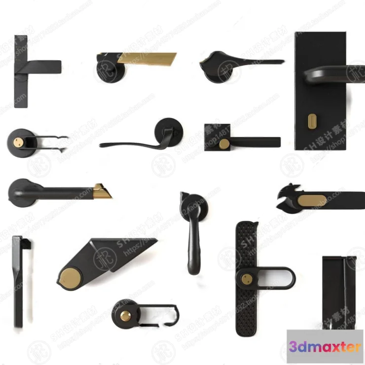 1131084 - Door Handle - 3D Models - 0258