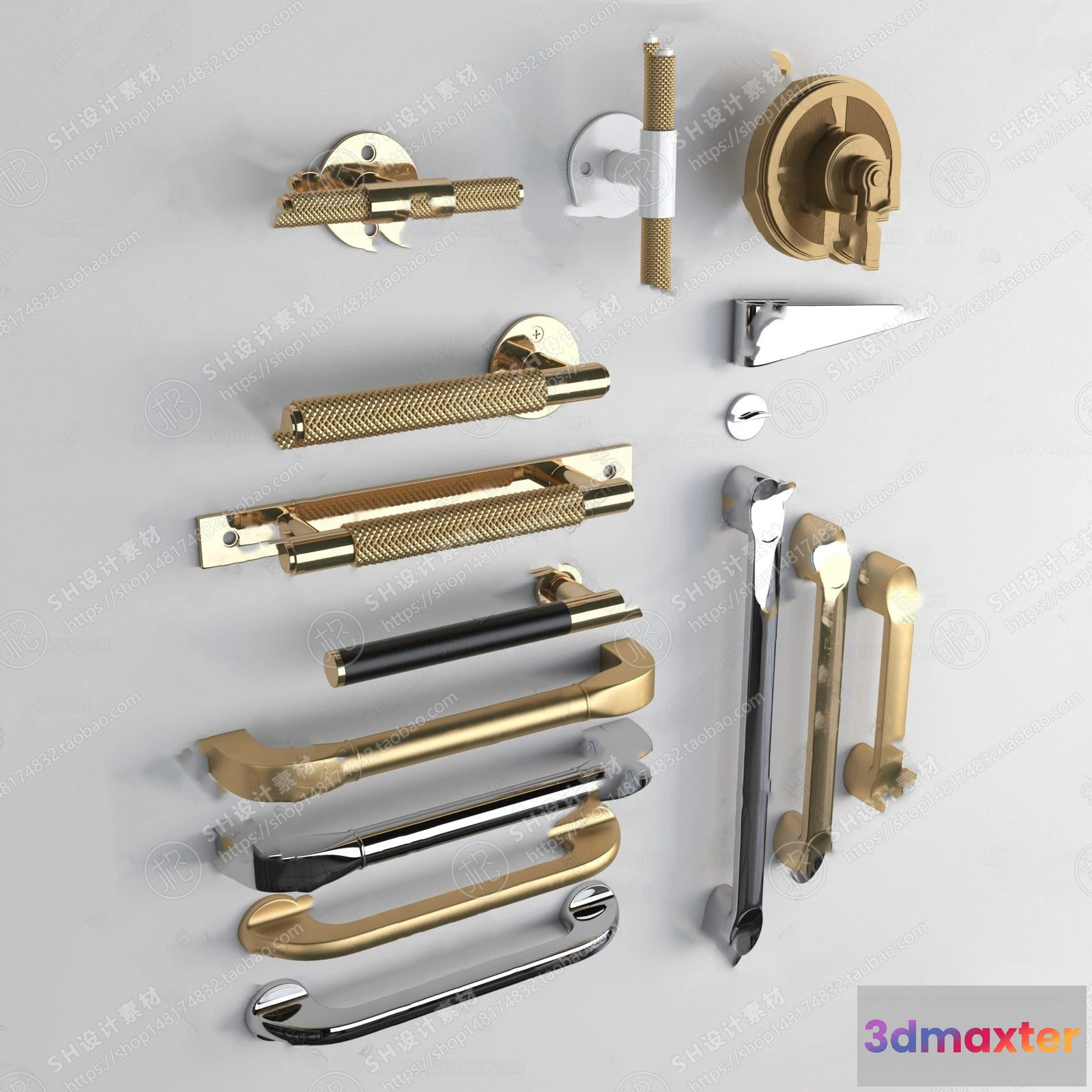 1131090 - Door Handle - 3D Models - 0261