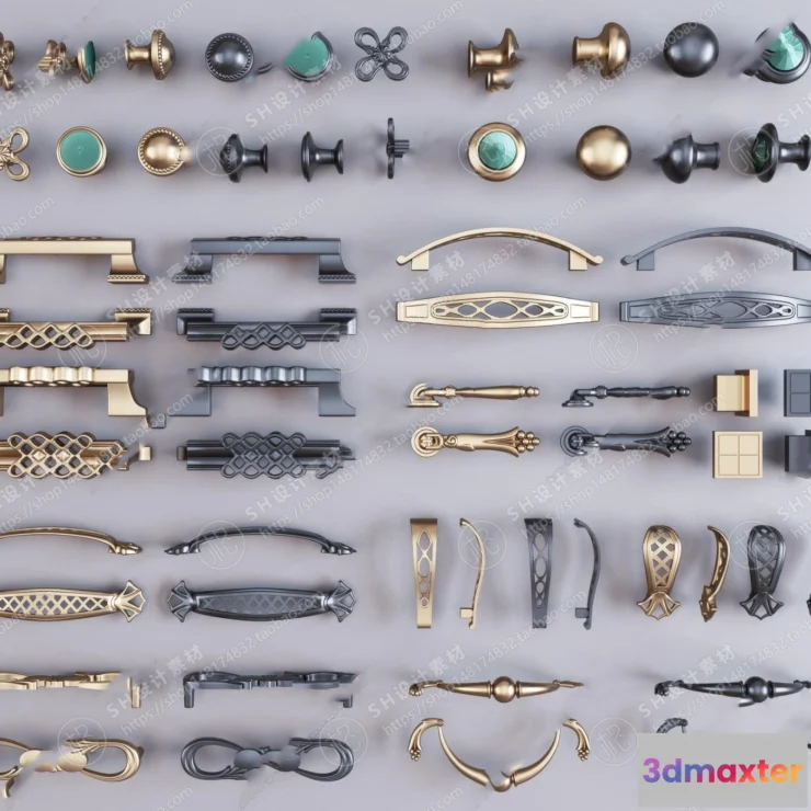 1131102 - Door Handle - 3D Models - 0267