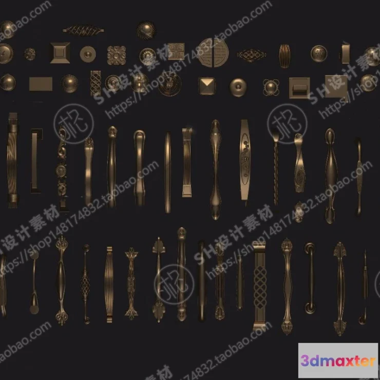 1131104 - Door Handle - 3D Models - 0268