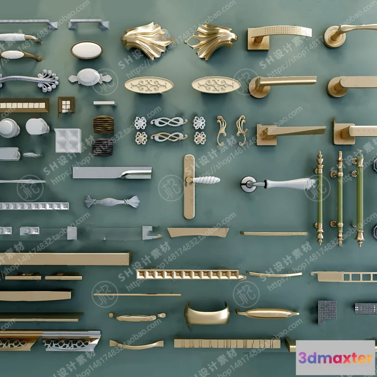 1131106 - Door Handle - 3D Models - 0269