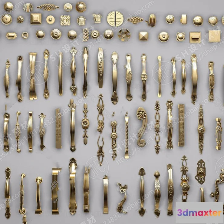 1131108 - Door Handle - 3D Models - 0270