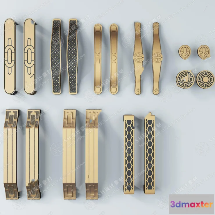 1131112 - Door Handle - 3D Models - 0272