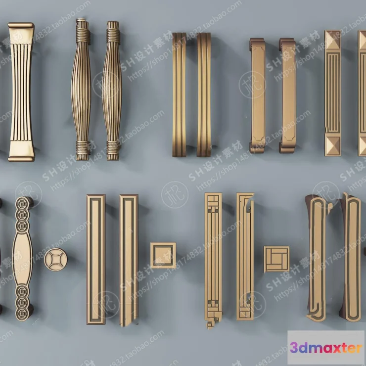 1131114 - Door Handle - 3D Models - 0273