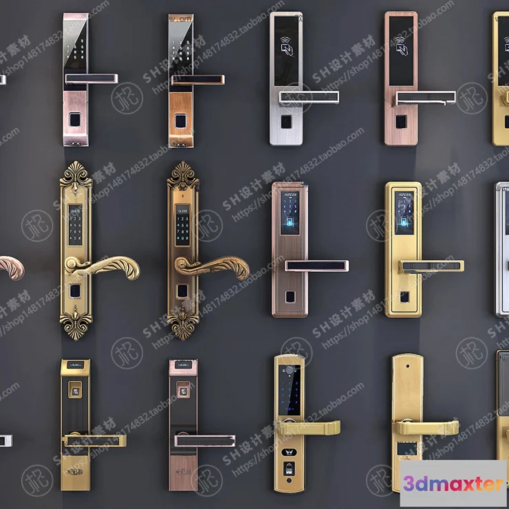 1131130 - Door Handle - 3D Models - 0281
