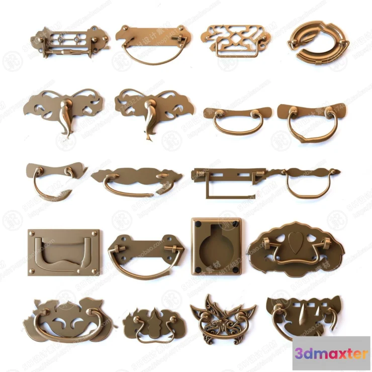 1131142 - Door Handle - 3D Models - 0287