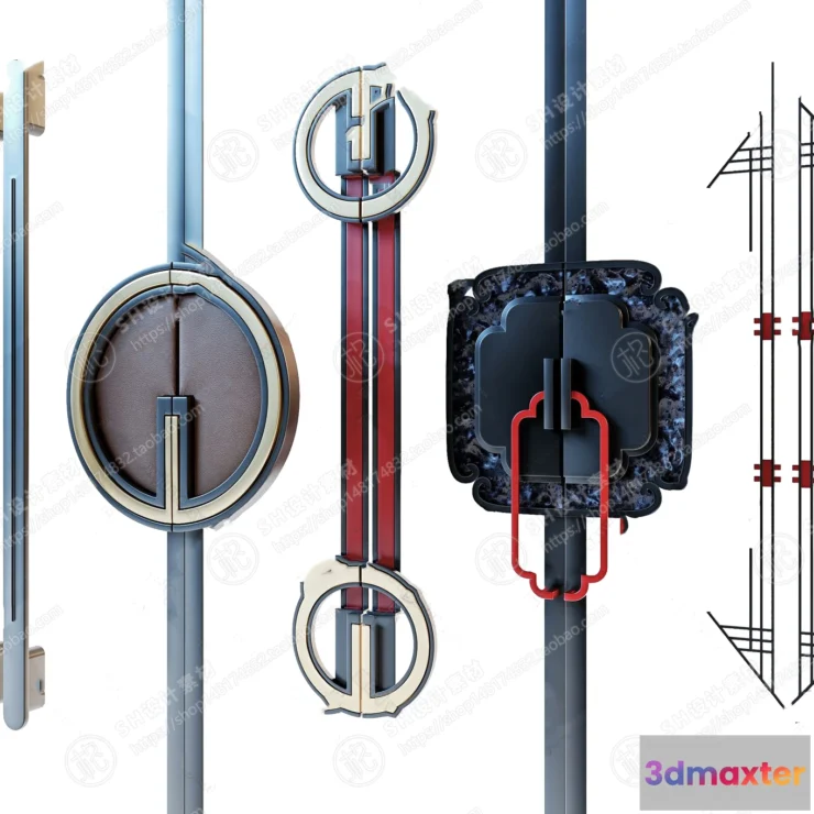 1131146 - Door Handle - 3D Models - 0289